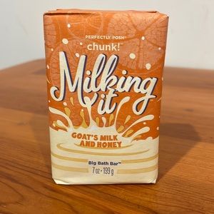 7 oz Perfectly Posh Milking it Big Bath Bar CHUNK!